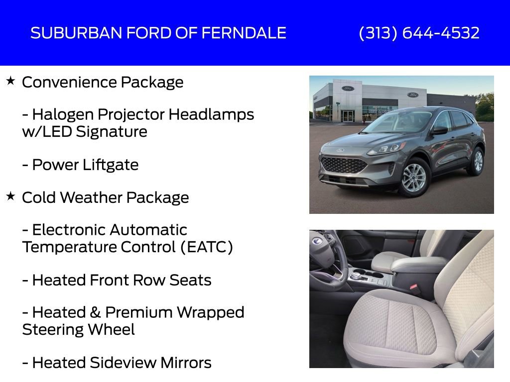 Certified 2022 Ford Escape SE w/ Convenience Package image 9