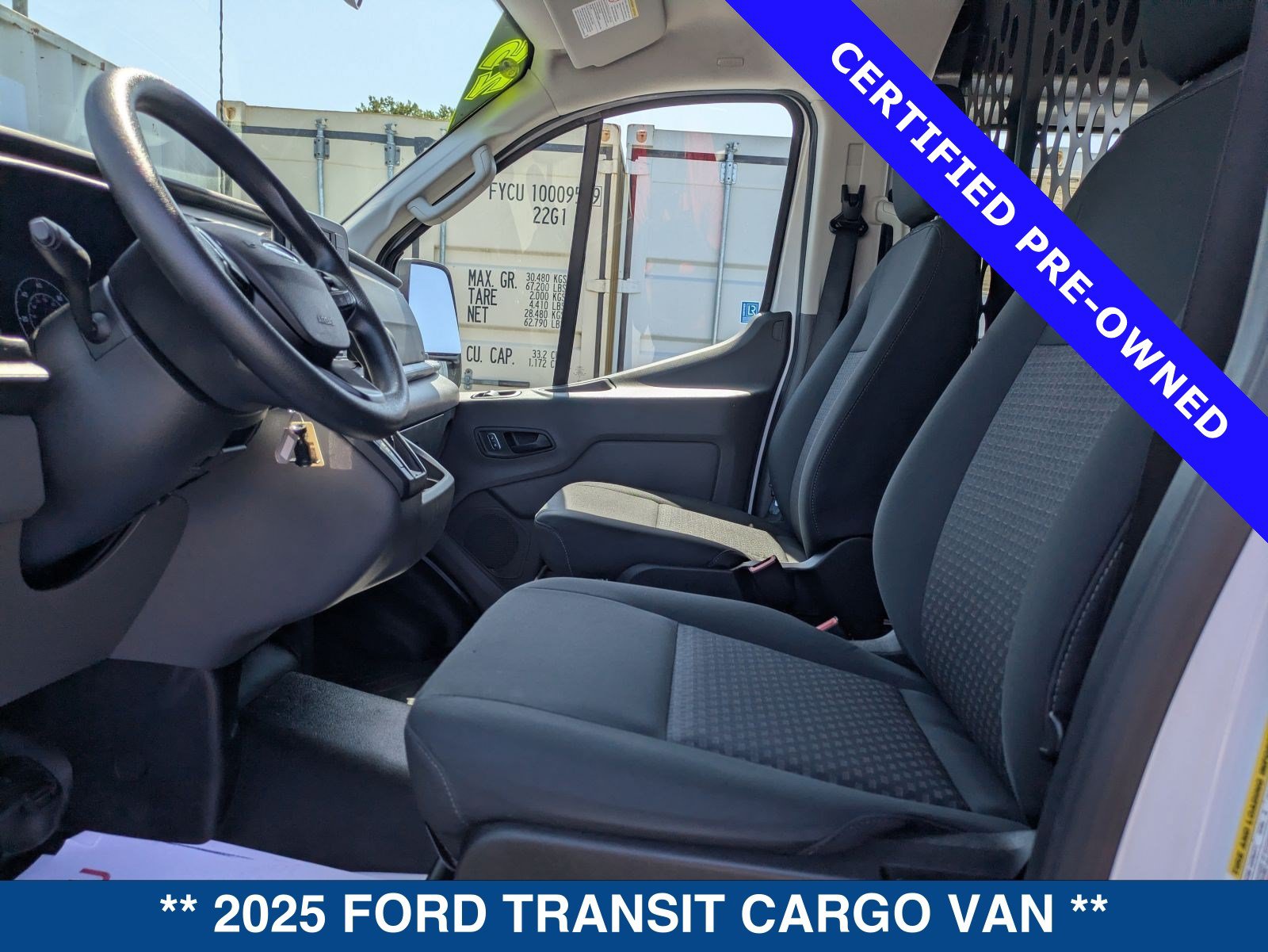 Certified 2025 Ford Transit 250 Low Roof w/ Exterior Upgrade Package RWD image 26
