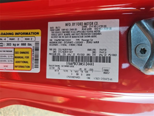 Certified 2021 Ford Mustang GT Premium w/ GT Performance Package image 32