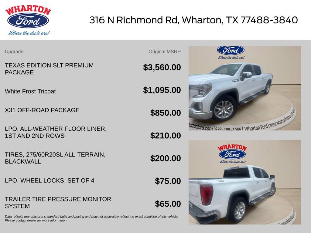 Used 2019 GMC Sierra 1500 SLT AWD/4WD image 2
