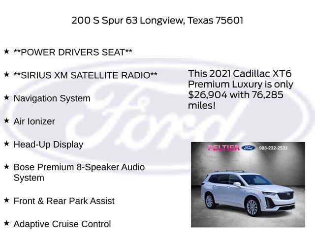 Used 2021 Cadillac XT6 Premium Luxury AWD/4WD image 32