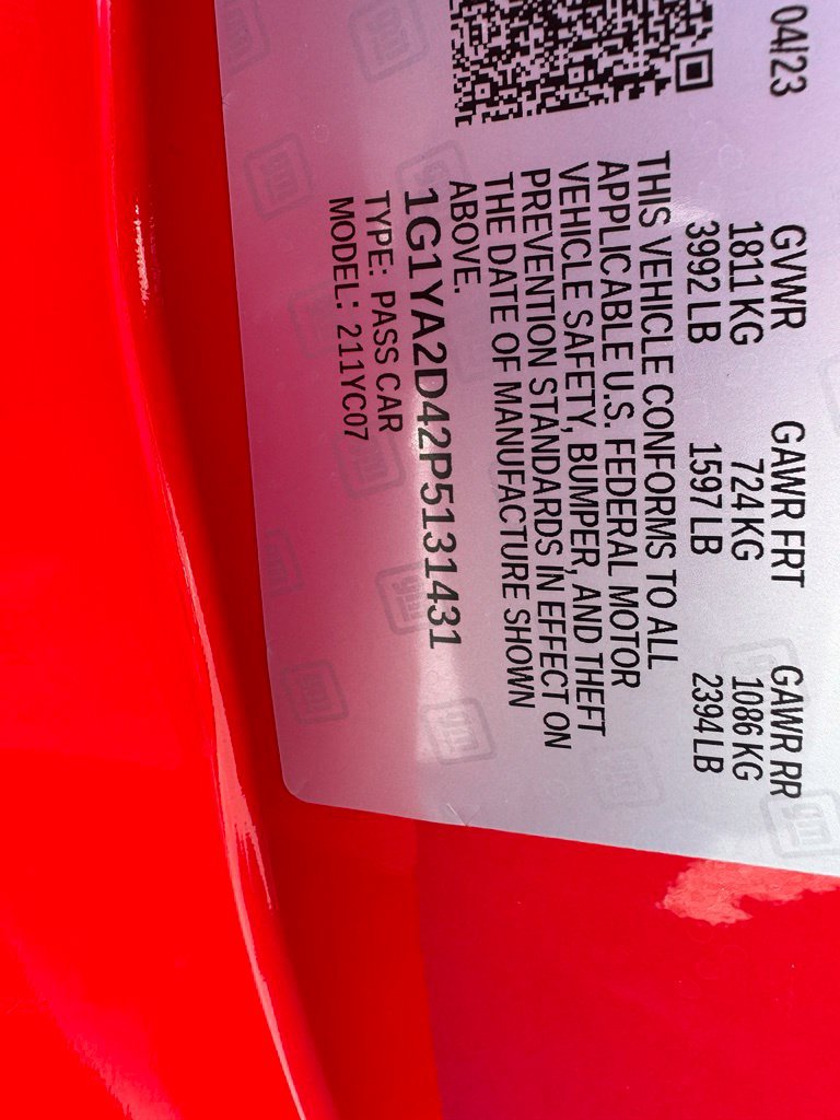Used 2023 Chevrolet Corvette Stingray Coupe RWD image 30