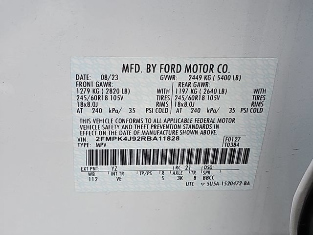 Certified 2024 Ford Edge SEL AWD/4WD image 37
