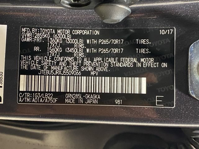 Used 2018 Toyota 4Runner SR5 Premium AWD/4WD image 31