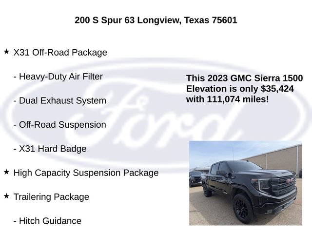Used 2023 GMC Sierra 1500 Elevation image 28