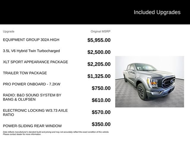 Certified 2023 Ford F150 XLT w/ Equipment Group 302A High AWD/4WD image 6