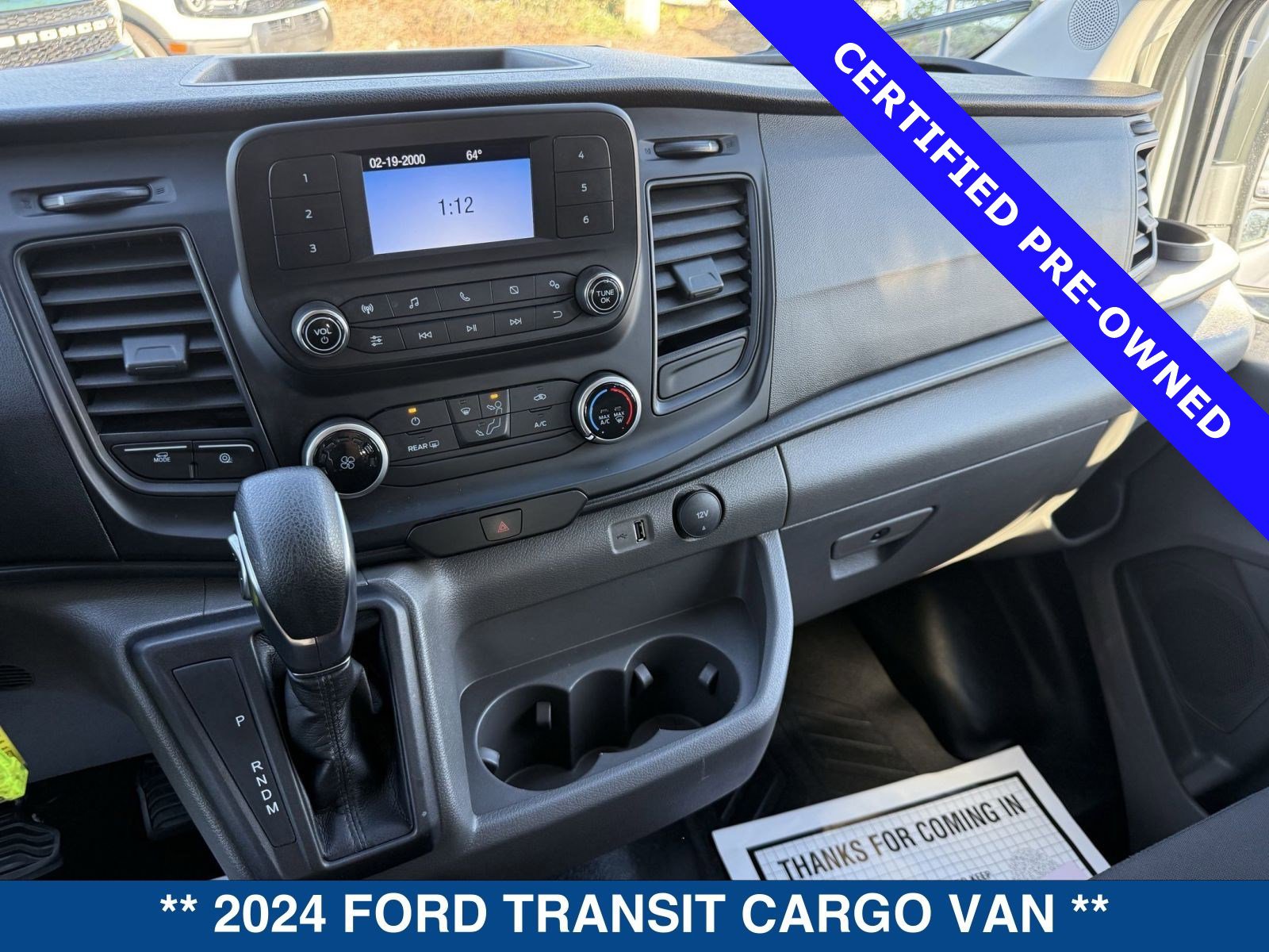 Certified 2024 Ford Transit 250 Low Roof w/ Exterior Upgrade Package RWD image 26