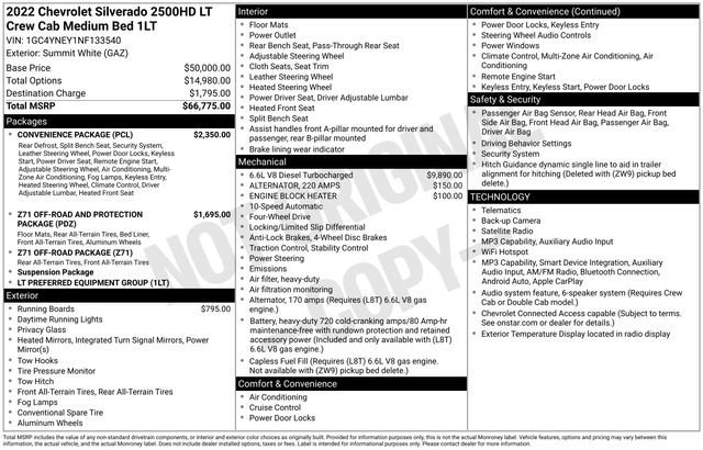 Used 2022 Chevrolet Silverado 2500 LT w/ Convenience Package image 35