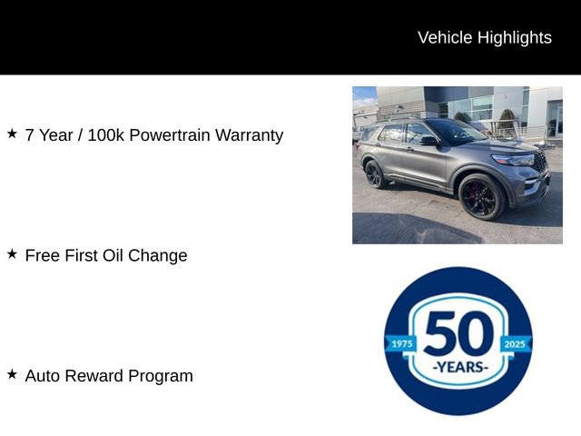Certified 2022 Ford Explorer ST w/ Equipment Group 401A image 7