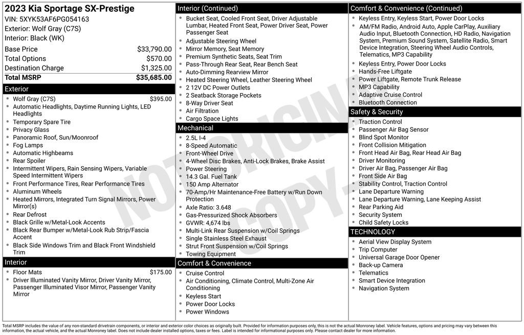 Used 2023 Kia Sportage SX FWD image 32