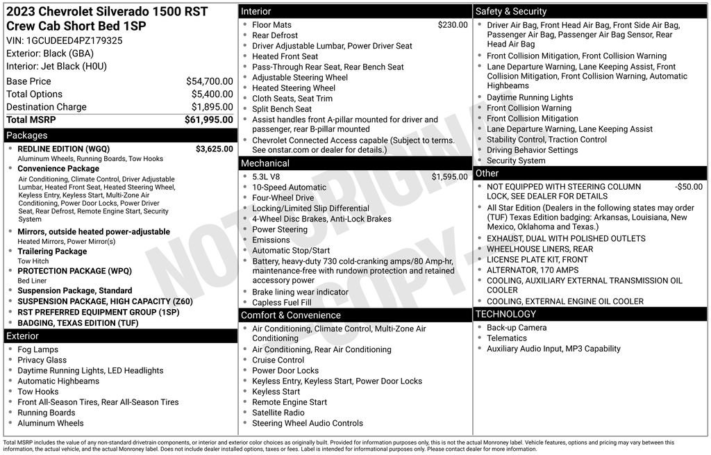 Used 2023 Chevrolet Silverado 1500 RST w/ Redline Edition AWD/4WD image 5