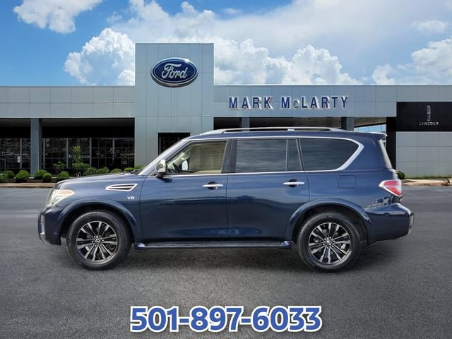 Used 2019 Nissan Armada Platinum w/ Captain's Chairs Package AWD/4WD video 2
