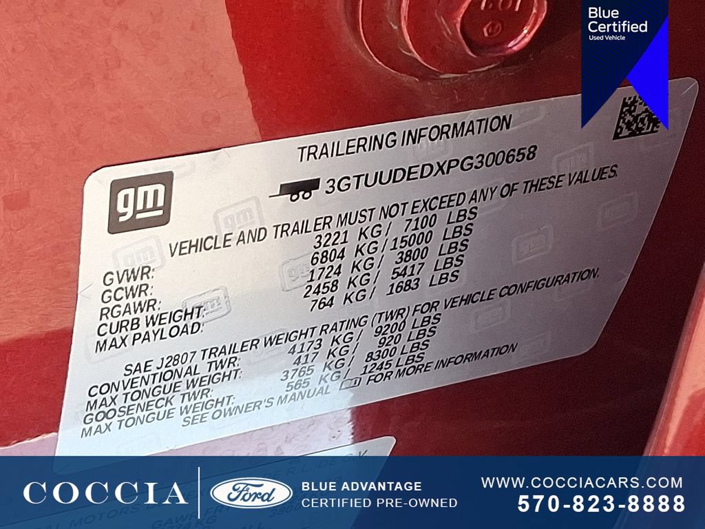 Used 2023 GMC Sierra 1500 SLT w/ SLT Premium Package AWD/4WD image 26