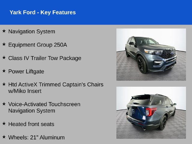 Certified 2023 Ford Explorer ST-Line w/ Class IV Trailer Tow Package AWD/4WD image 2