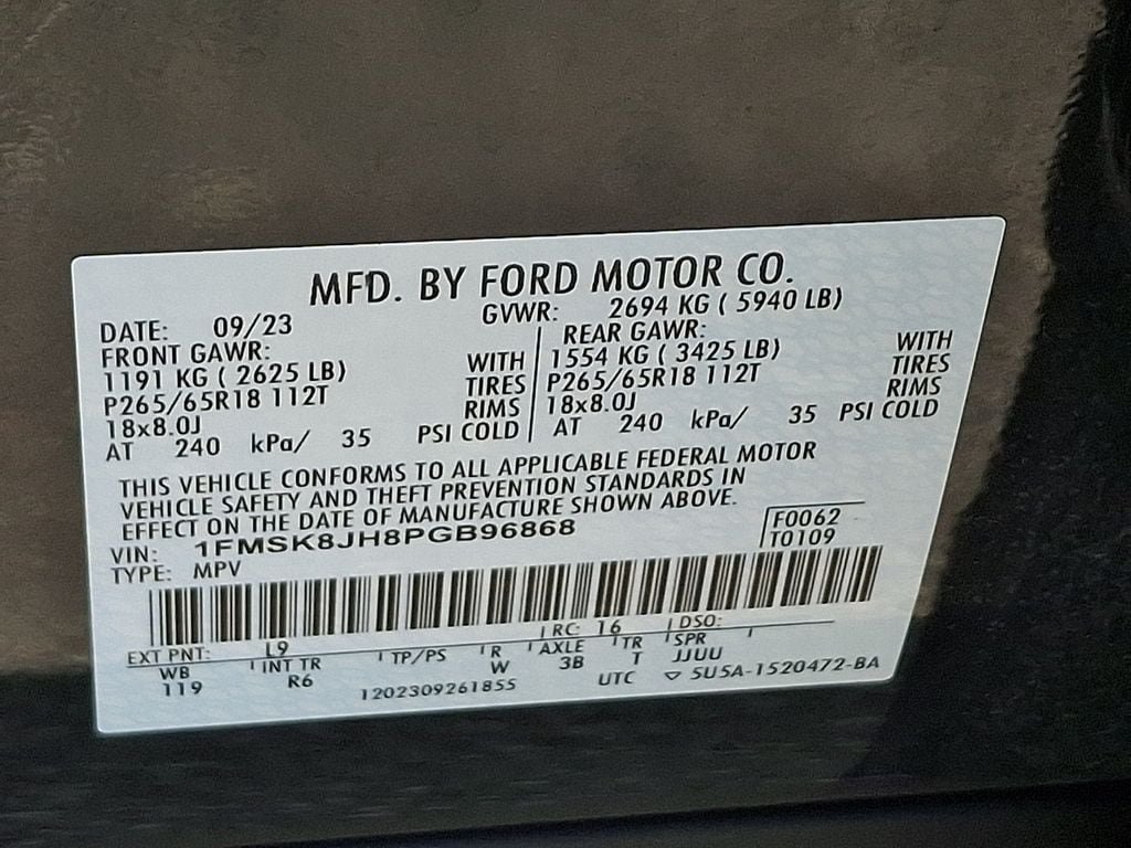 Certified 2023 Ford Explorer Timberline w/ Timberline Technology Package AWD/4WD image 28