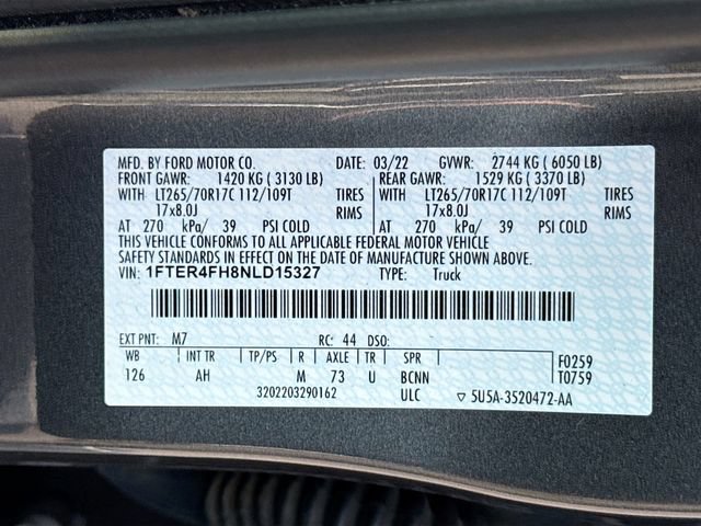 Certified 2022 Ford Ranger XLT w/ Tremor Off-Road Package AWD/4WD image 38