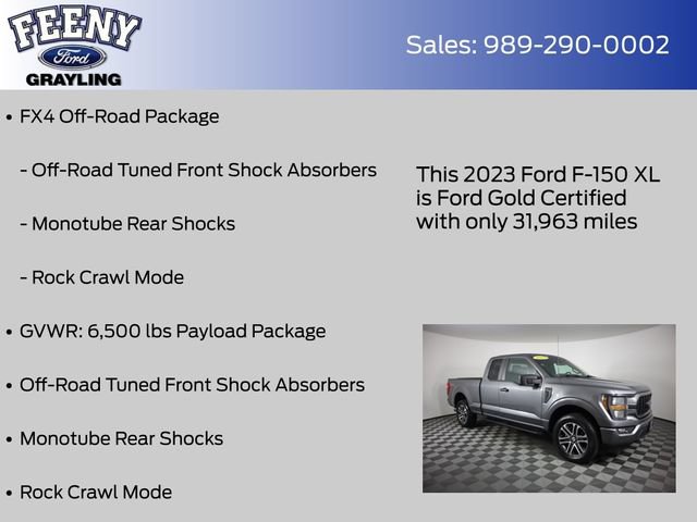 Certified 2023 Ford F150 XL w/ STX Appearance Package AWD/4WD image 20