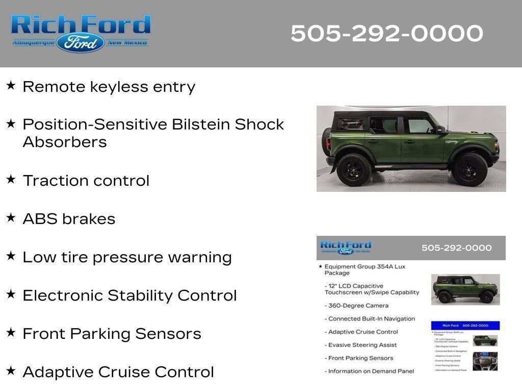 Certified 2023 Ford Bronco Wildtrak AWD/4WD image 92