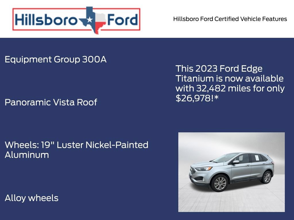 Certified 2023 Ford Edge Titanium AWD/4WD image 5