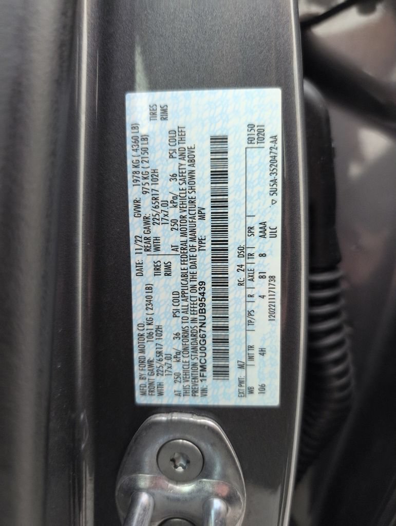 Certified 2022 Ford Escape SE w/ Convenience Package FWD image 41