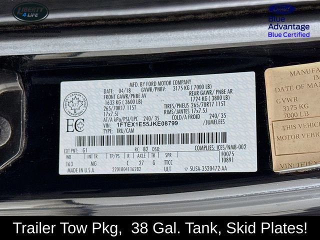 Certified 2018 Ford F150 XLT w/ Trailer Tow Package image 29