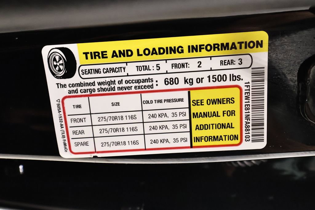 Certified 2022 Ford F150 Tremor w/ Equipment Group 402A High image 49