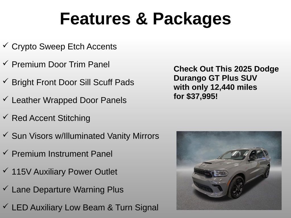 Used 2025 Dodge Durango GT AWD/4WD image 17