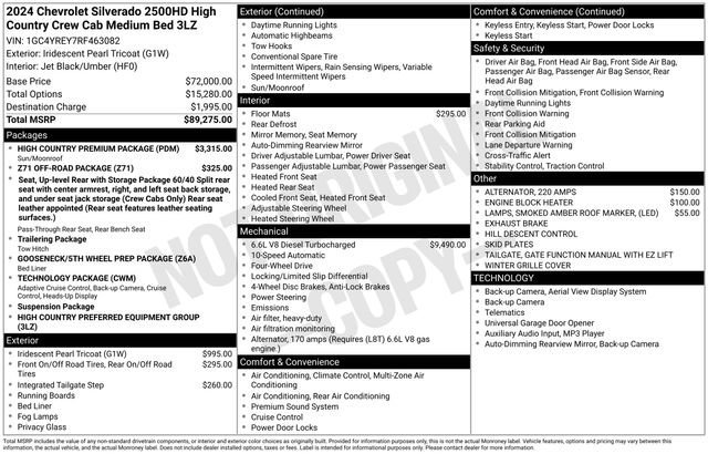 Used 2024 Chevrolet Silverado 2500 High Country w/ High Country Premium Package image 9