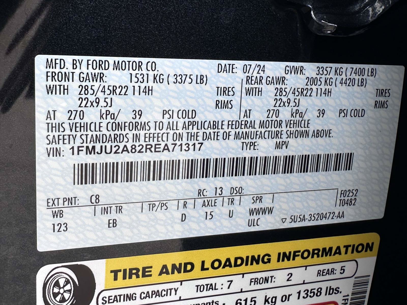 Certified 2024 Ford Expedition Limited AWD/4WD image 31