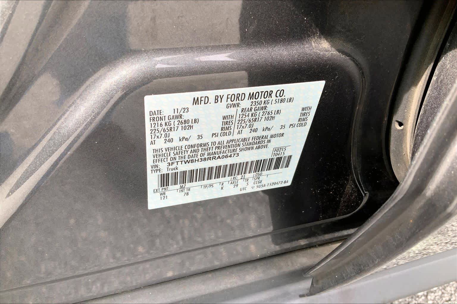 Certified 2024 Ford Maverick XLT FWD image 30