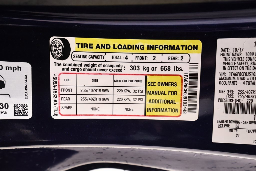 Certified 2018 Ford Mustang GT w/ Black Accent Package image 32