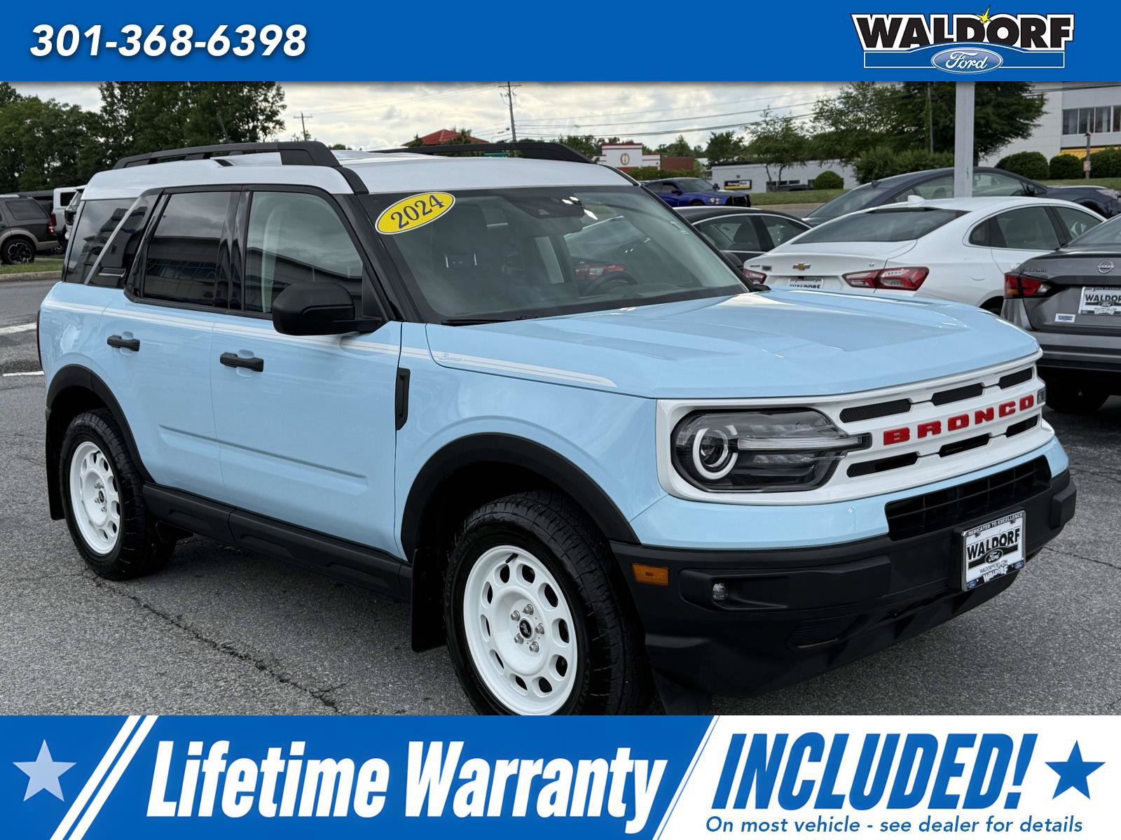 Certified 2024 Ford Bronco Sport Heritage w/ Heritage Convenience Package AWD/4WD image 1
