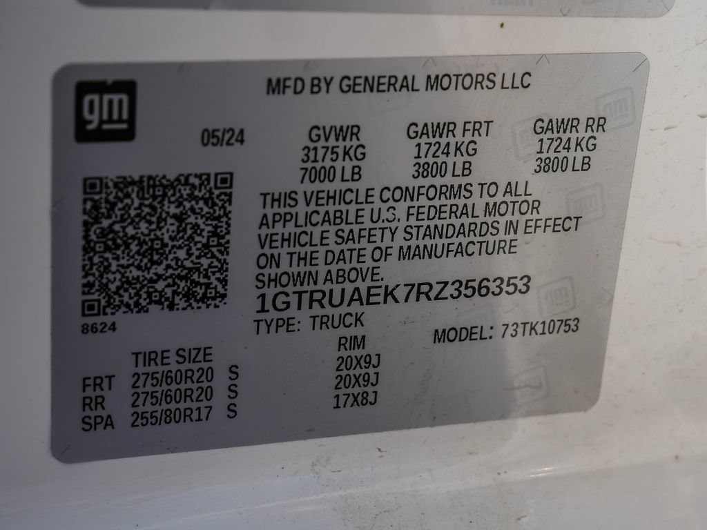 Used 2024 GMC Sierra 1500 Pro w/ Graphite Edition AWD/4WD image 36