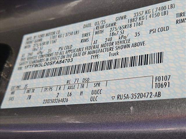 Certified 2025 Ford F150 XLT w/ Equipment Group 302A MID AWD/4WD image 25