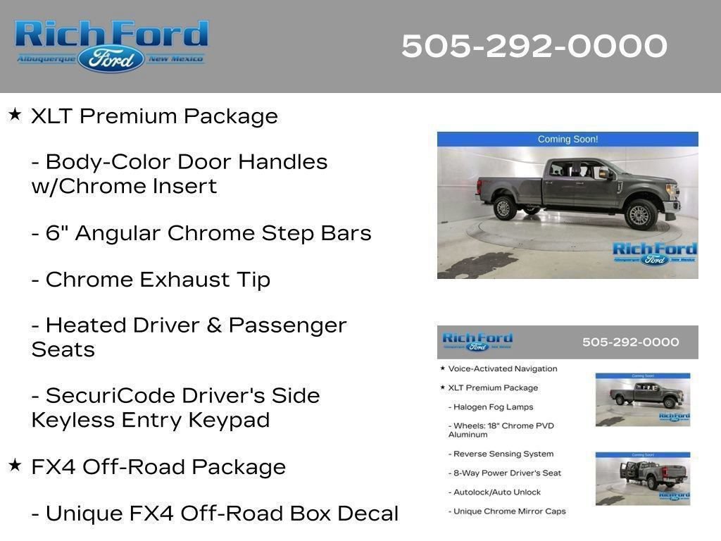 Certified 2021 Ford F250 XLT w/ XLT Premium Package AWD/4WD image 22