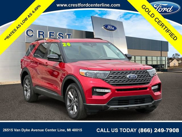 Certified 2024 Ford Explorer XLT w/ Equipment Group 202A
