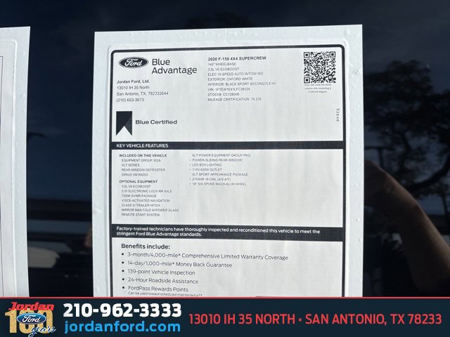 Certified 2020 Ford F150 XLT w/ Equipment Group 302A Luxury image 10