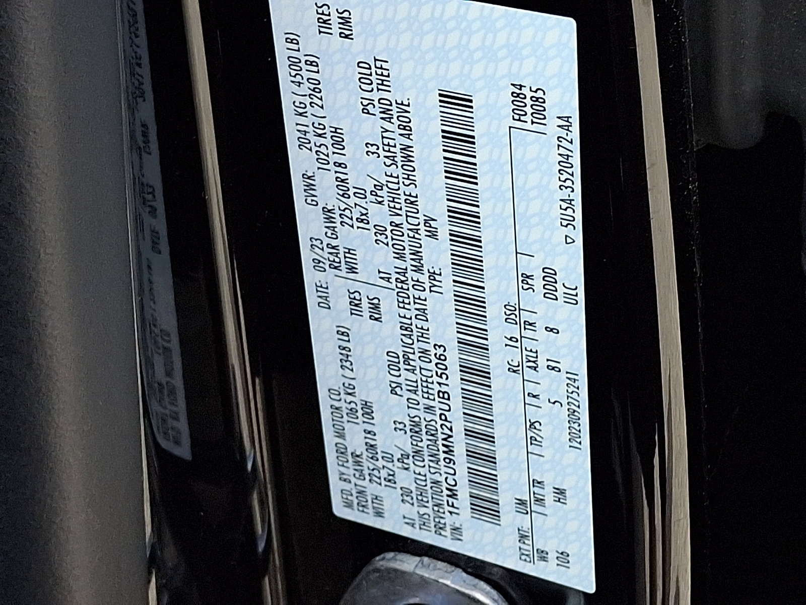 Certified 2023 Ford Escape ST-Line w/ Tech Pack #1 AWD/4WD image 30
