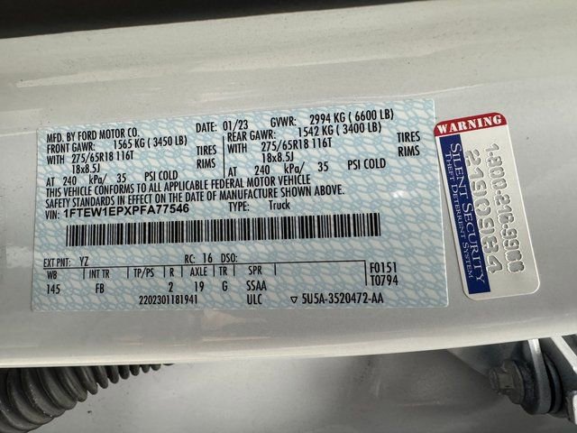 Certified 2023 Ford F150 XLT w/ Equipment Group 302A High image 32