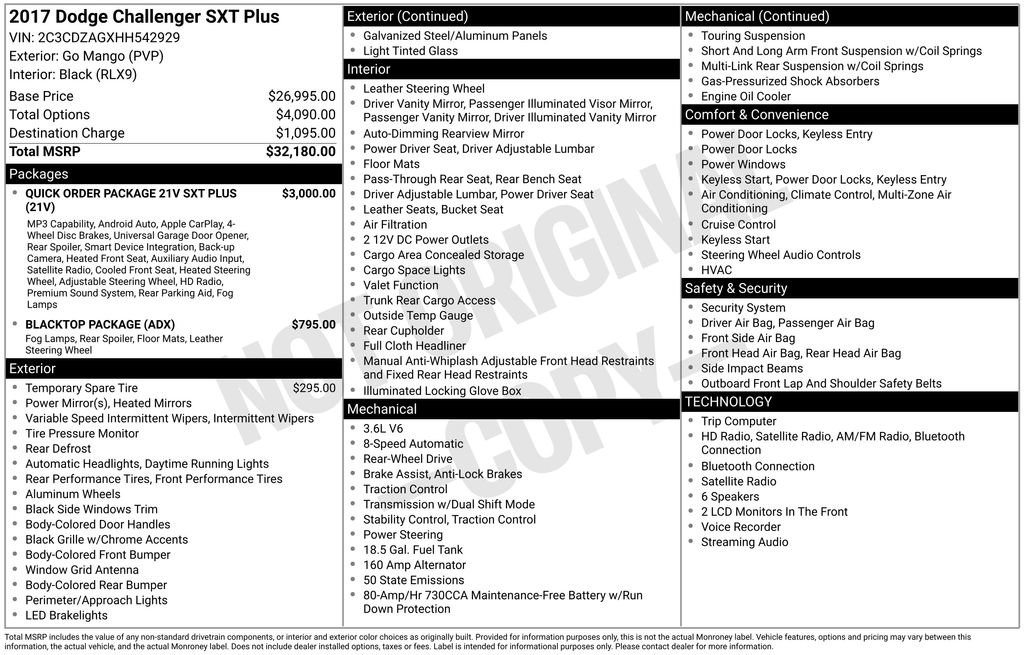 Used 2017 Dodge Challenger SXT Plus RWD image 5