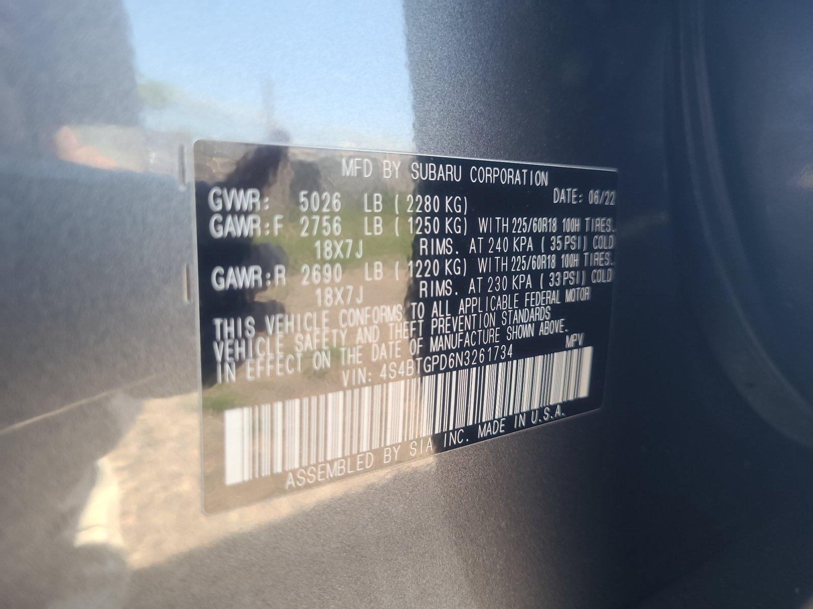 Used 2022 Subaru Outback Touring XT AWD/4WD image 25