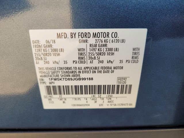 Certified 2018 Ford Explorer XLT w/ Equipment Group 202A image 21