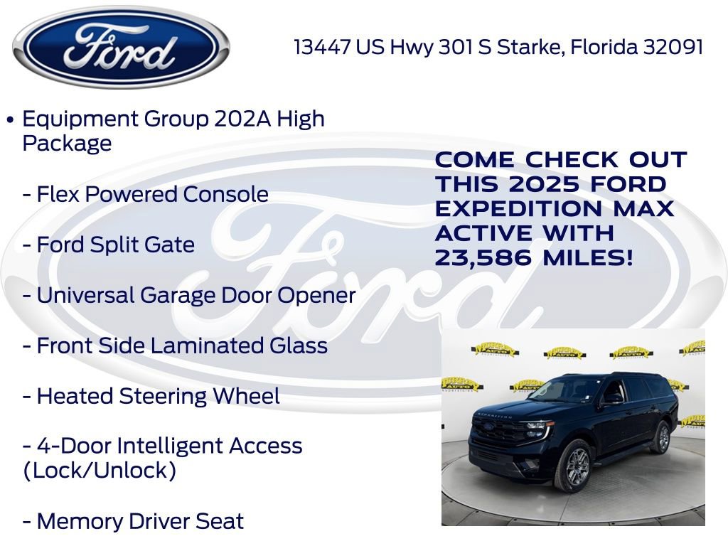 Certified 2025 Ford Expedition Max Active AWD/4WD image 27