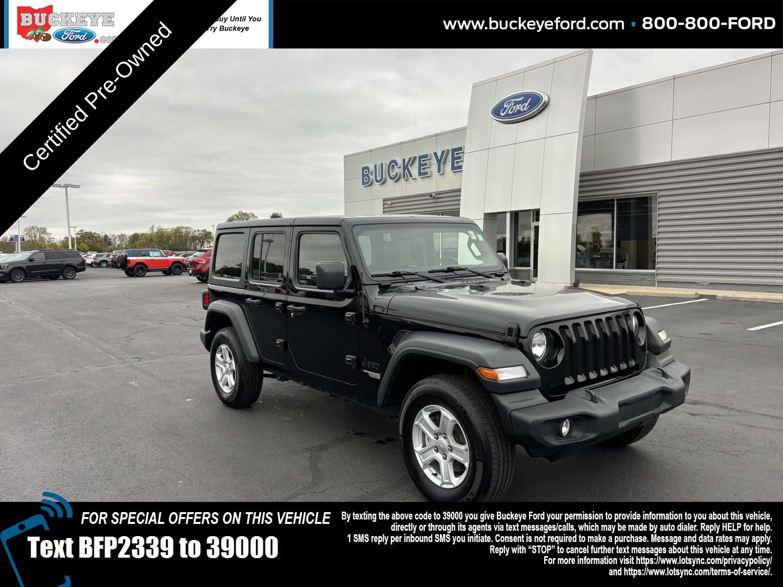 Used 2021 Jeep Wrangler Unlimited Sport