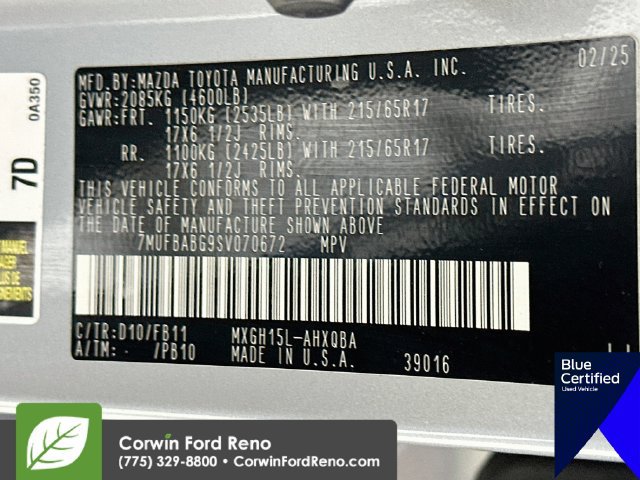 Used 2025 Toyota Corolla Cross AWD Hybrid image 33