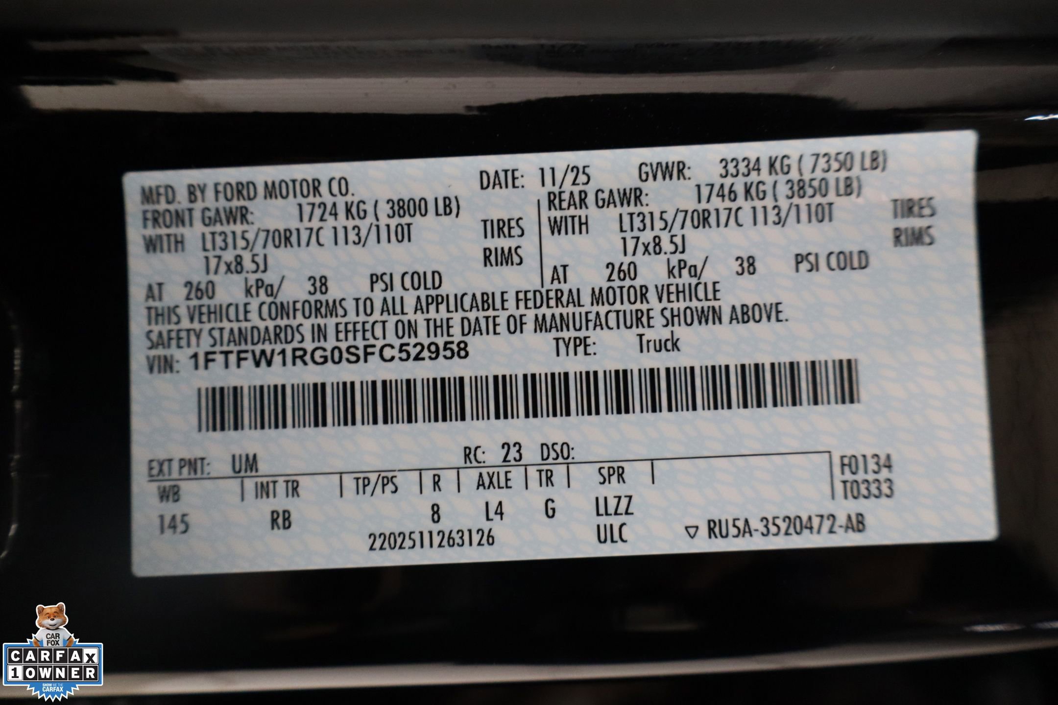 Certified 2025 Ford F150 Raptor AWD/4WD image 31