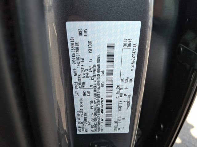 Certified 2022 Ford F150 XLT w/ Equipment Group 302A High AWD/4WD image 33
