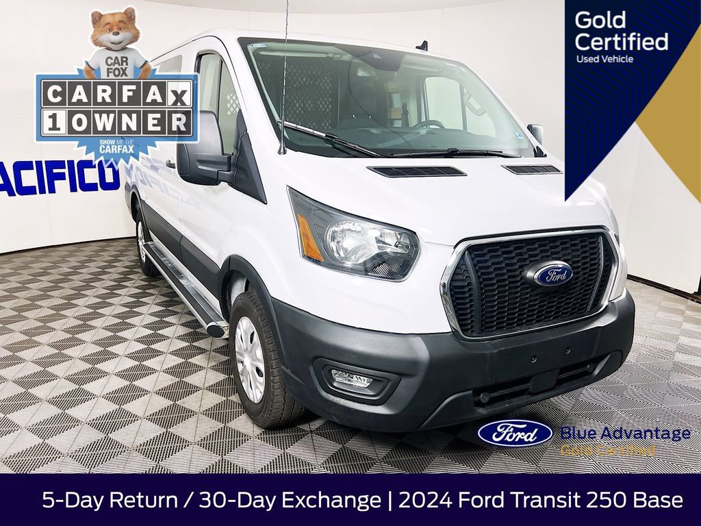 Certified 2024 Ford Transit 250 Low Roof w/ Exterior Upgrade Package