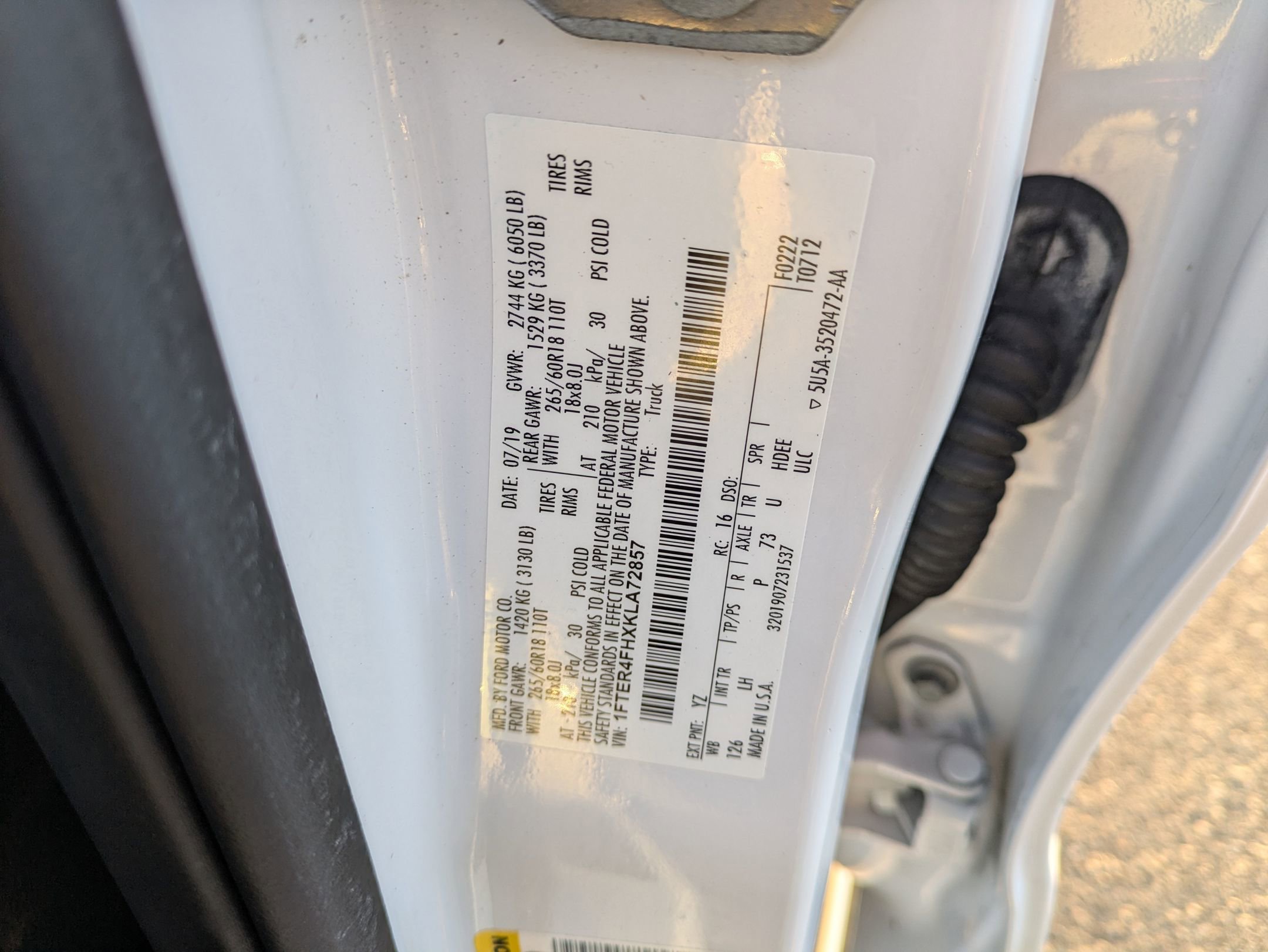 Certified 2019 Ford Ranger XLT w/ Equipment Group 302A Luxury image 32