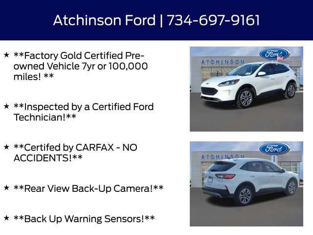 Certified 2022 Ford Escape SEL image 7
